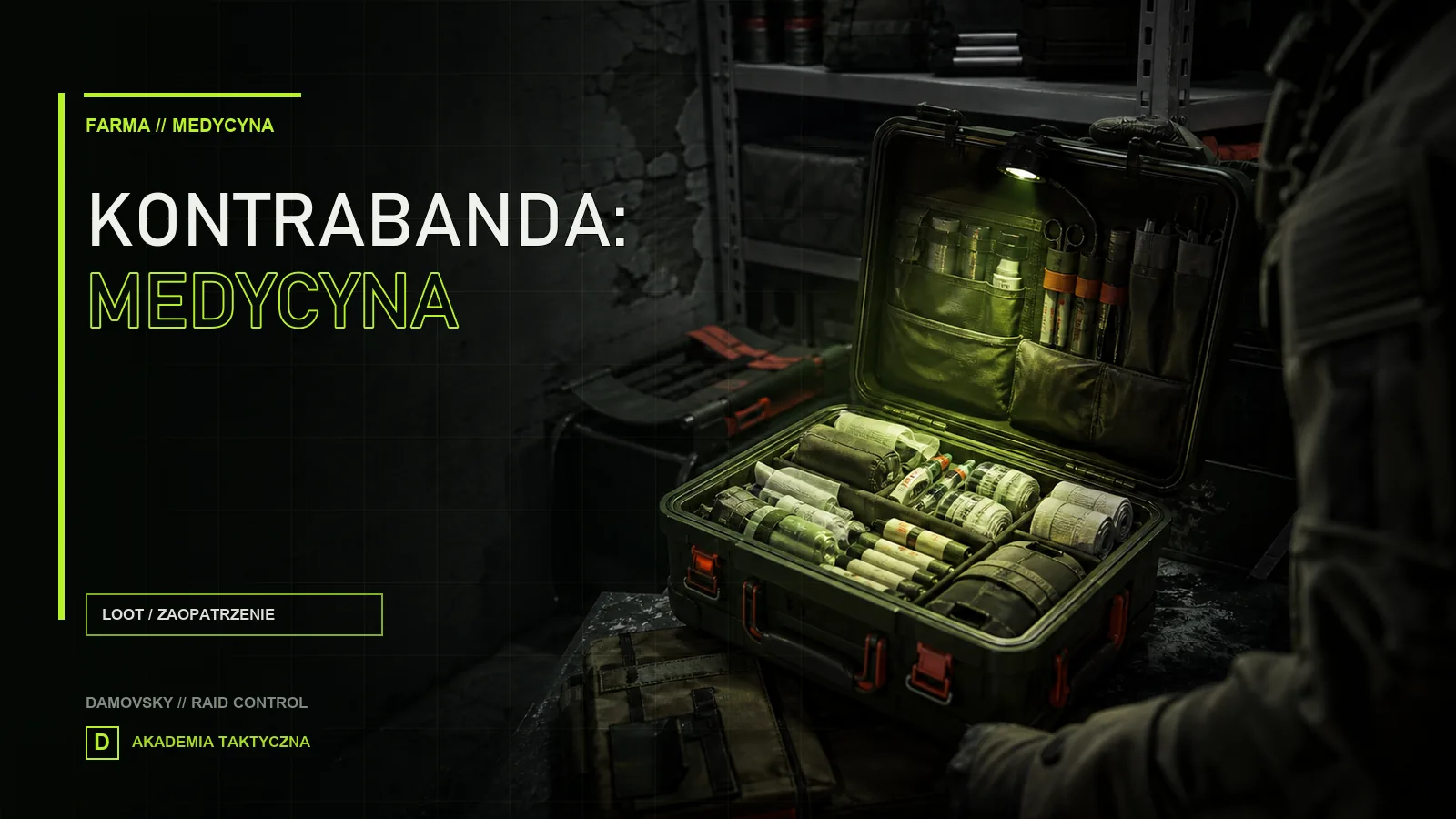 Okładka poradnika Contraband Medical Supplies